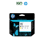 HP 72 Matte Black and Yellow DesignJet Printhead