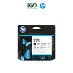 HP 774 Photo Black and Light Gray DesignJet Printhead