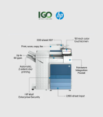 HP Color LaserJet Enterprise Flow MFP 8801z+ (with Stapler/Stacker Finisher) - Image 7