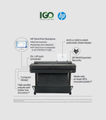 HP DesignJet T650 24-in Printer - Image 4
