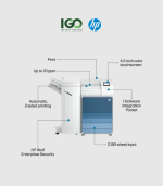 HP LaserJet Enterprise 8501x+ (with Stapler/Stacker Finisher) - Image 5